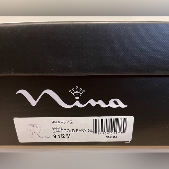 Nina Shari Sand Gold Dress Heels - Picture 11 of 11